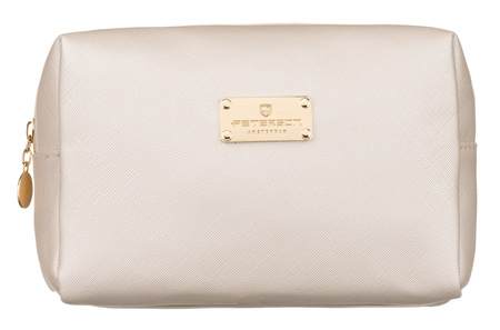 A single-compartment travel cosmetic bag PTN KOS-L02-P Cream Peterson