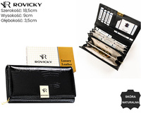 Portfel damski skórzany RH-20A-1-RS Black