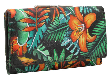 Women's leather wallet R-N55020-ART