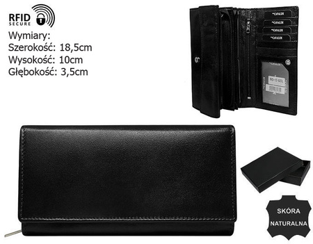 Leather wallet RFID NO LOGO RD-12-GCL-NL