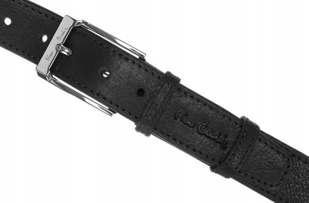 Gift Set of Genuine Leather: Wallet and Belt with Traditional Buckle - Pierre Cardin ZM-PC28