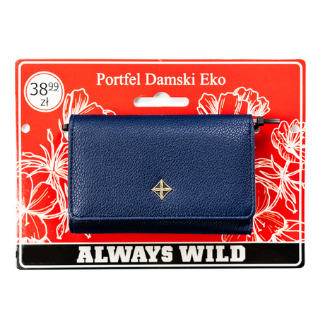 Portfel damski na blistrze PP-SF-1077-A-BL Navy