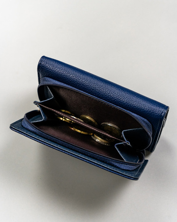Portfel damski na blistrze PP-SF-1077-A-BL Navy