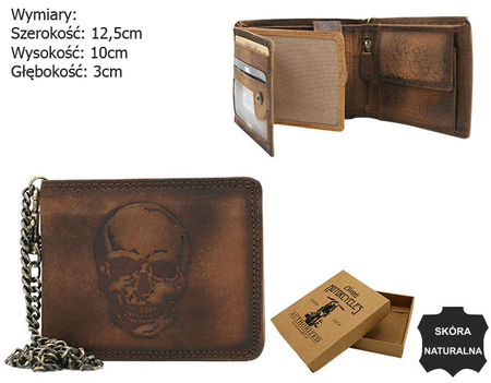 Portfel skórzany N992C-VIN-13 Brown