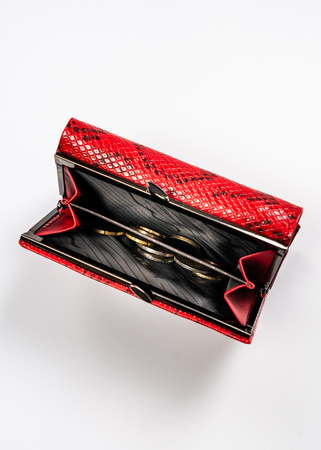 Portfel damski skóra+PU PX23-DNH-BL Red