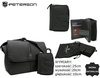 Torba skórzana+portfel PETERSON  PTN 8924-DS Black