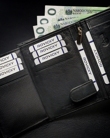 ROVICKY RFID leather wallet N4-PZ-CCR-RFID