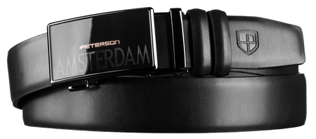 Pasek męski skórzany PTN A022-AB Black