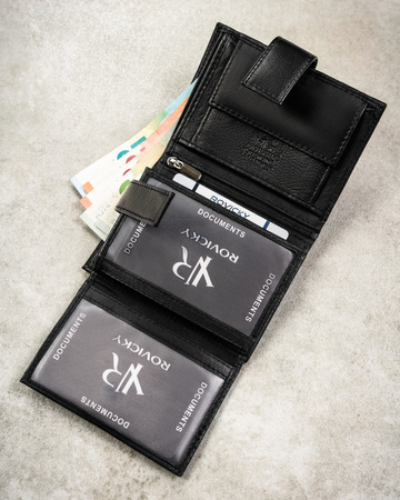 Portfel męski skórzany 0104L-RVD Black