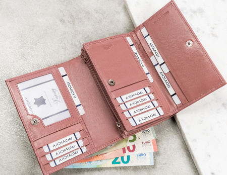 Portfel skórzany RFID 4U CAVALDI RD-22-GCL-0931 WOODR