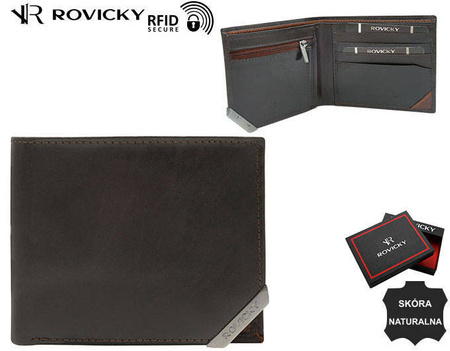 ROVICKY N993-RVTM-GN RFID leather wallet