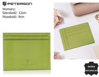 Skórzane etui na dokumenty PTN CAW22722 TM