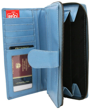 PETERSON PTN 2519-BO RFID leather wallet