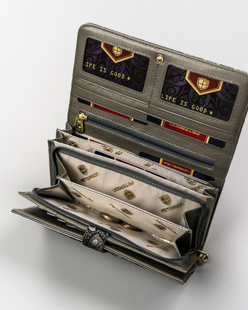 PETERSON PTN 421077-ONBF RFID leather wallet