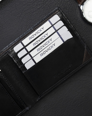 ROVICKY N993-RVTM-GN RFID leather wallet