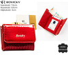 Portfel damski skórzany RH-32-1-RS Red