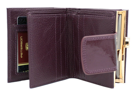 Women's leather wallet PTN 42329-SH Purple