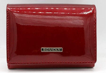 Portfel damski skóra+PU RPN-30-LAK Red