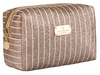 A glittering single-compartment travel vanity bag PTN KOS-L02-B Gold Rose Peterson