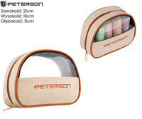 Kosmetyczka PTN KOS-DA-17 Beige-Brown
