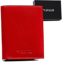 Women's leather wallet 248-GCL RED