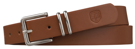 Pasek damski wąski PTN STU-14S1 Tan