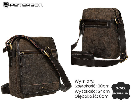 Torba skórzana PTN 663-SCC Brown
