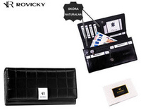ROVICKY RPX-27A-3 leather and eco leather RFID wallet