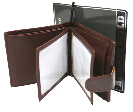 Portfel męski PU F18-196-BL Brown