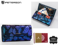 Portfel skórzany RFID PETERSON PTN 421028-ONBF
