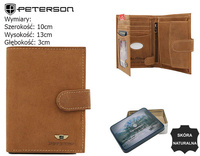 Leather Wallet PTN 333Z 2-1-5 Cognac