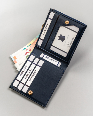 Portfel damski na blistrze PP-SF-1814-A-BL Navy