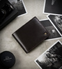 Men's leather wallet N992-RVT-3159 D.Brown