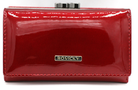 Portfel damski skóra+PU RPN-23-LAK Red
