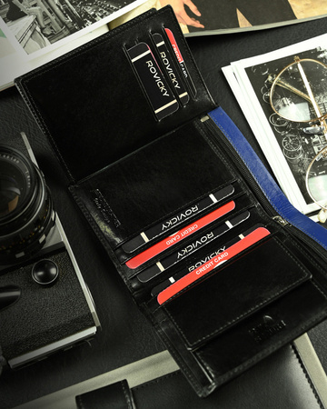 RONALDO D1072-VT RFID leather wallet