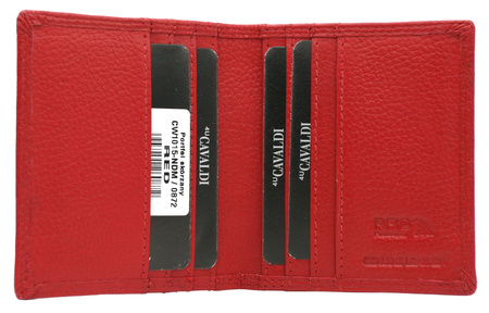 Portfel skórzany CW1015-NDM Red
