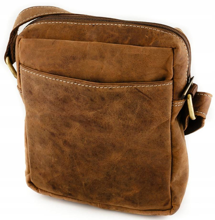 Torba skórzana 250587-MH TAN