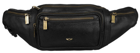 Saszetka skórzana PTN 2506-NDM Black