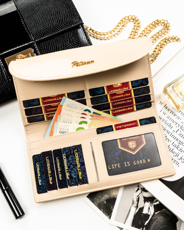 Portfel damski eko  PTN-POR-03-RS Beige