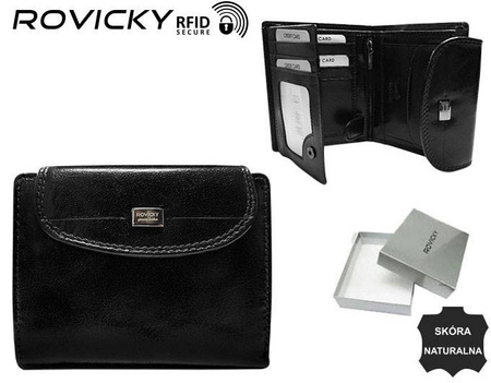 Portfel damski skórzany CPR-8770-BAR-6781 Black