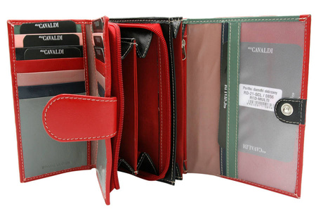 CAVALDI RD-21-GCL 4U RFID leather wallet