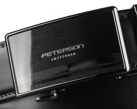 Pasek męski skórzany PTN A021-AS Black