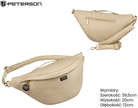 Saszetka nerka PU PTN SSY-2-F19 D.Beige
