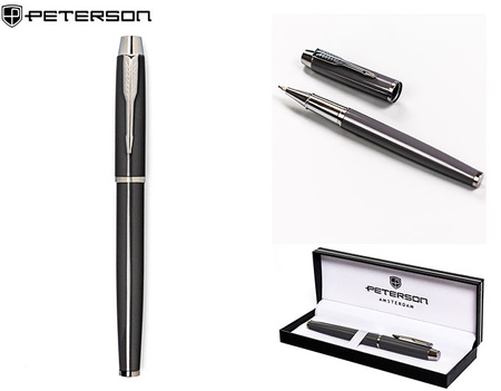 Długopis w pudełku Peterson PTN 222 Gray