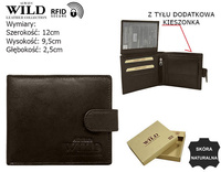 Men's leather wallet N7L-P-SCR