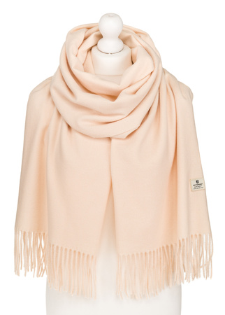 Large Women's Scarf with Fringes Peterson PTN SPV73 Cream