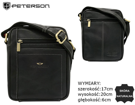 Torba skórzana PTN BT-117-COM BLACK