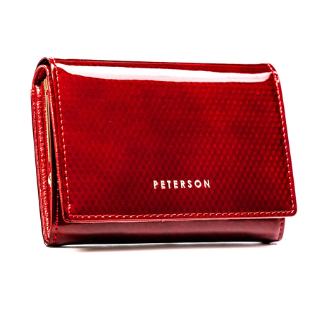 Portfel damski skórzany PTN 76115-SBR Red