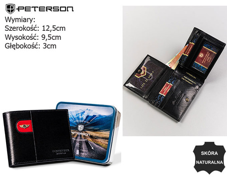 Portfel męski skórzany PTN 22301-VT-E