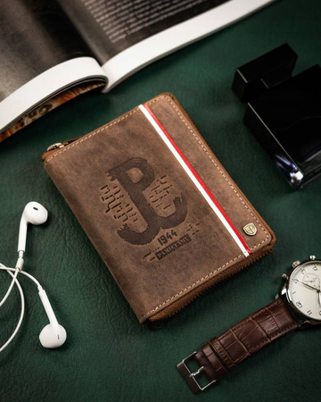 Portfel skórzany RFID PETERSON PTN 340PW-03 2-1-4